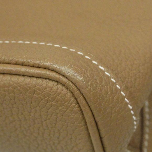 Hermes Tote Bag Garden PM Negonda Etoupe C Engraved Ladies - Picture 6 of 10